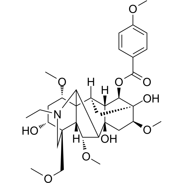 8-Deacetylyunaconitine Structure