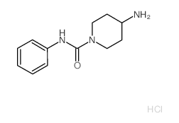 4-氨基-n-苯基哌啶-1-羧酰胺盐酸盐结构式