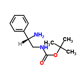 (S)-(2-氨基-2-苯基-乙基)-氨基甲酸叔丁基酯图片