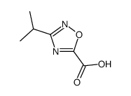 3-异丙基-1,2,4-噁二唑-5-羧酸结构式