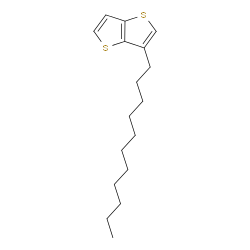 3-十一烷基噻吩并[3,2-B]噻吩结构式