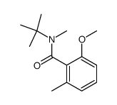 N-tert-Butyl-N-methyl-2-methoxy-6-methylbenzamide Structure