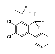 1,2-dichloro-5-phenyl-3,4-bis(trifluoromethyl)benzene Structure