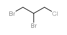 1,2-二溴-3-氯丙烷结构式