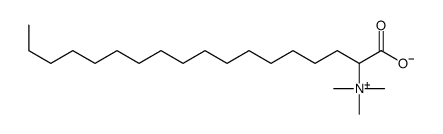2-(trimethylammonio)octadecanoate structure