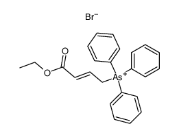 3-Ethoxycarbonylallylidenetriphenylarsonium bromide Structure