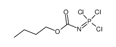 trichlorophosphoranylidene-carbamic acid butyl ester结构式