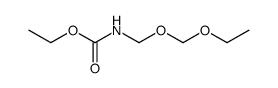 (ethoxymethoxy-methyl)-carbamic acid ethyl ester结构式