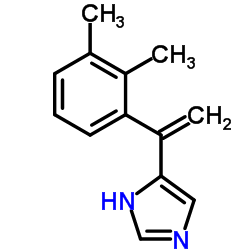 5-[1-(2,3-二甲基苯基)乙烯基]-1H-咪唑结构式