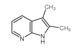 2,3-二甲基-7-氮杂吲哚结构式