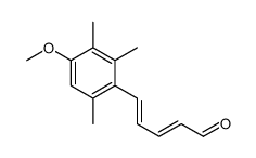 5-(4-methoxy-2,3,6-trimethylphenyl)penta-2,4-dienal结构式