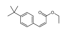 ethyl 3-(4-tert-butylphenyl)prop-2-enoate结构式