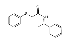 (R)-N-(1-phenylethyl)-2-(phenylthio)acetamide Structure