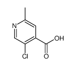 5-氯-2-甲基异烟酸结构式
