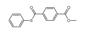methyl 4-((phenylthio)carbonyl)benzoate结构式