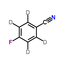 4-Fluoro(2H4)benzonitrile Structure
