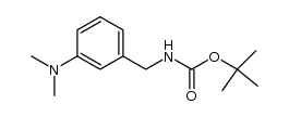 tert-butyl 3-(dimethylamino)benzylcarbamate Structure