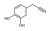 (3,4-DIHYDROXYPHENYL)ACETONITRILE Structure