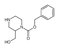1-N-CBZ-2-HYDROXYMETHYLPIPERAZINE structure