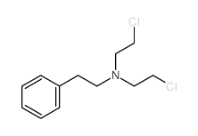 Benzeneethanamine,N,N-bis(2-chloroethyl)- Structure