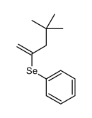 4,4-dimethylpent-1-en-2-ylselanylbenzene结构式