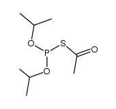 S-acetyl O,O-diisopropyl phosphorothioite Structure