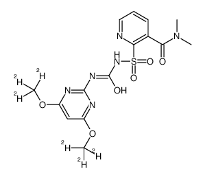 烟嘧磺隆-d6结构式