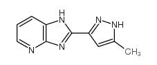 2-(5-甲基-1H-吡唑-3-基)-1H-咪唑并[4,5-b]吡啶结构式