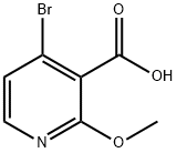 4-Bromo-2-methoxynicotinic acid Structure