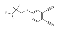 4-(2,2,3,3-四氟丙氧基)-1,2-苯二甲腈结构式