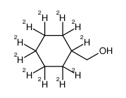 Cyclohexanemethanol-d11结构式