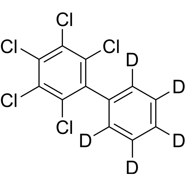 2,3,4,5,6-Pentachlorobiphenyl-2′,3′,4′,5′,6′-d5 Structure