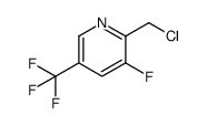 2-氯甲基-3-氟-5-(三氟甲基)吡啶结构式