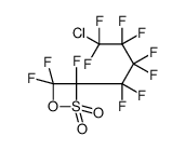 3-(4-chloro-1,1,2,2,3,3,4,4-octafluorobutyl)-3,4,4-trifluorooxathietane 2,2-dioxide Structure