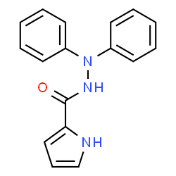 N’,N’-Diphenyl-1H-pyrrole-2-carbohydrazide Structure