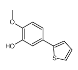 2-methoxy-5-thiophen-2-ylphenol Structure