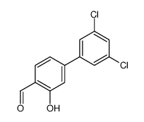 3,5-二氯-3-羟基-[1,1-联苯]-4-甲醛结构式