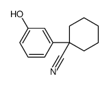 1-(3-羟基苯基)环己烷甲腈结构式
