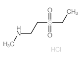 2-(ethylsulfonyl)-N-methylethanamine(SALTDATA: HCl) Structure