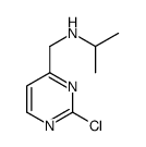 (2-Chloro-pyrimidin-4-ylmethyl)-isopropyl-amine Structure