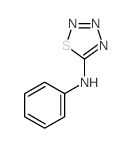 N-苯基-1,2,3,4-三噻唑-5-胺结构式
