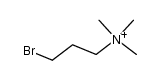 3-(N,N,N-trimethylammonio)propyl bromide Structure