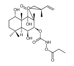 7-desacetyl-7-(O-propionyl)hydroxyaminocarbonylforskolin Structure