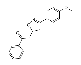 5-(2-Oxo-2-phenylethyl)-3-(4-methoxyphenyl)-2-isoxazoline结构式