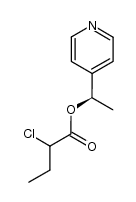 (R)-1-(pyridin-4-yl)ethyl 2-chlorobutanoate Structure