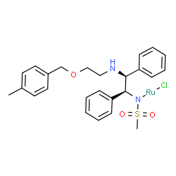 )-4-Methylphenyl]Methoxy]ethyl]aMino]-1,2-diphenylethylMethanesulfonaMidato}rutheniuM(II) Ru-(S,S)-Ms-DENEB Structure