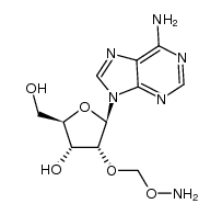 2'-O-(aminooxymethyl)adenosine Structure