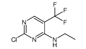 4-chloro-N-ethyl-5-(trifluoromethyl)pyrimidin-2-amine structure