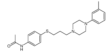 1-<4-(3-methylphenyl)piperazin-1-yl>-3-(4-acetamidophenylthio)propane Structure