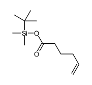 [tert-butyl(dimethyl)silyl] hex-5-enoate Structure
